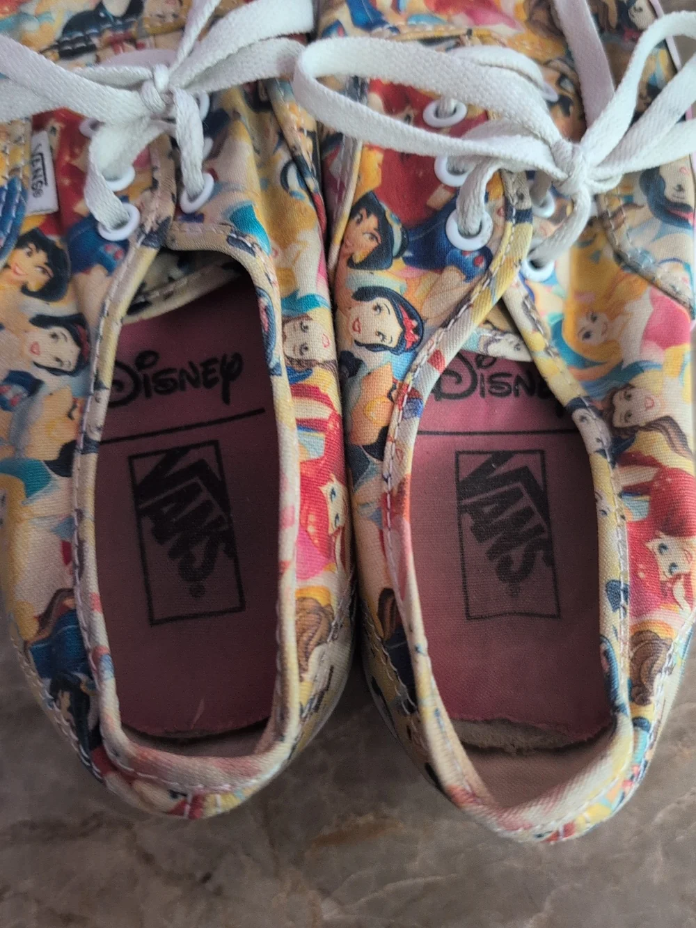 Vans Disney Princess Canvas Sneakers - Pastel Multicolor